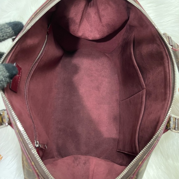 Monogram Shine Doc PM Bordeaux - Picture 10 of 16